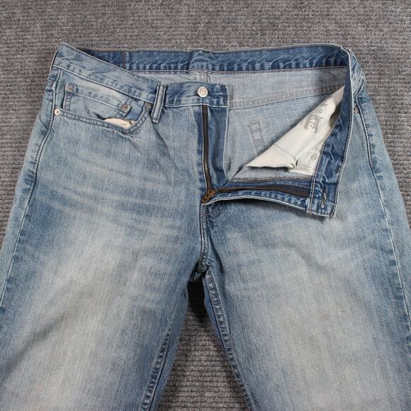 Levi’s 514 Men’s Jeans 36x30 Light Wash Straight Fit 100% Cotton - Picture 3 of 10